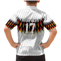 Custom Germany Football Family Matching Mermaid Dress and Hawaiian Shirt Sporty Style