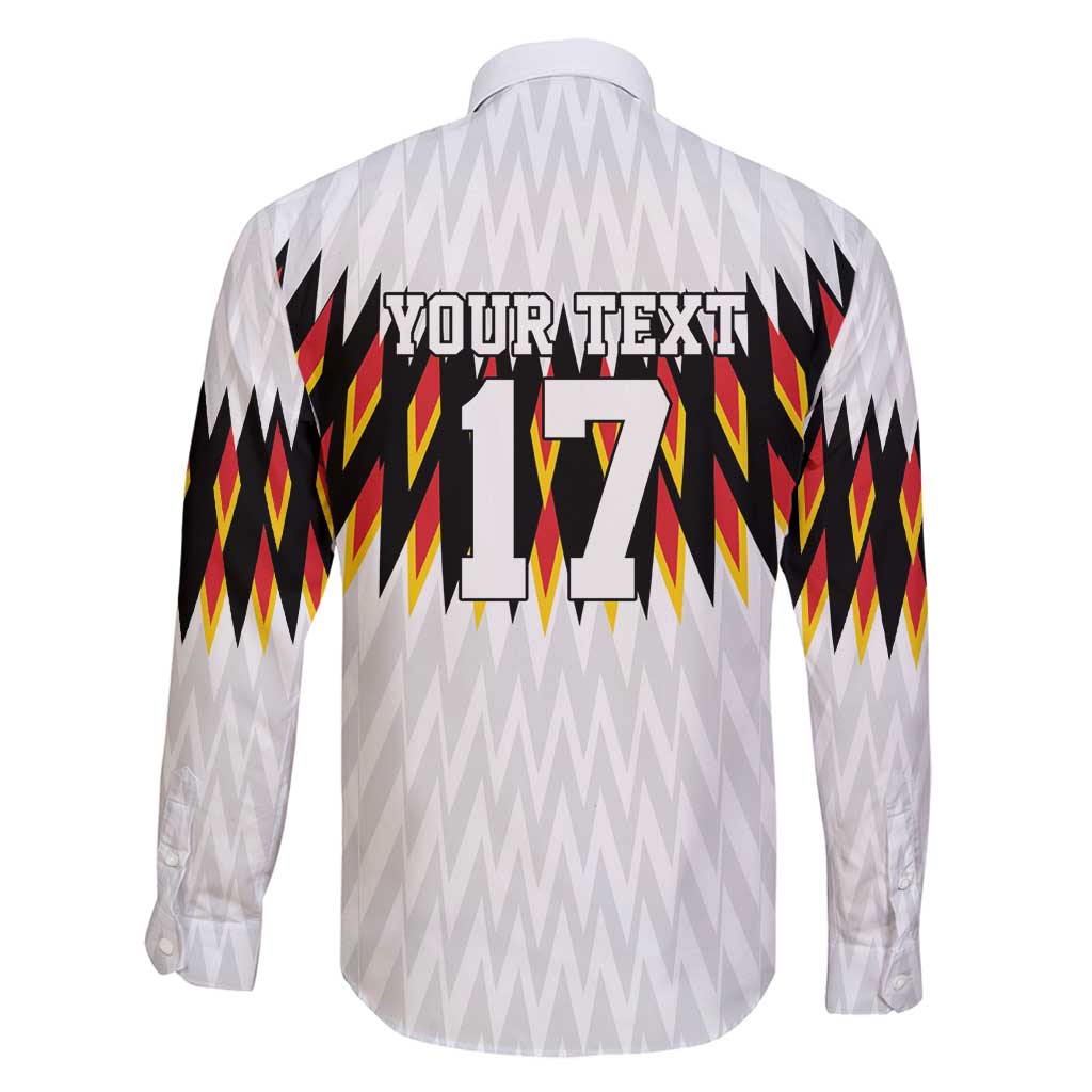 Custom Germany Football Family Matching Off Shoulder Maxi Dress and Hawaiian Shirt Sporty Style