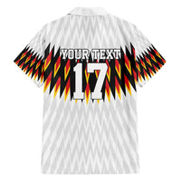Custom Germany Football Family Matching Puletasi and Hawaiian Shirt Sporty Style