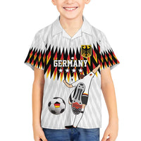 Custom Germany Football Family Matching Puletasi and Hawaiian Shirt Sporty Style