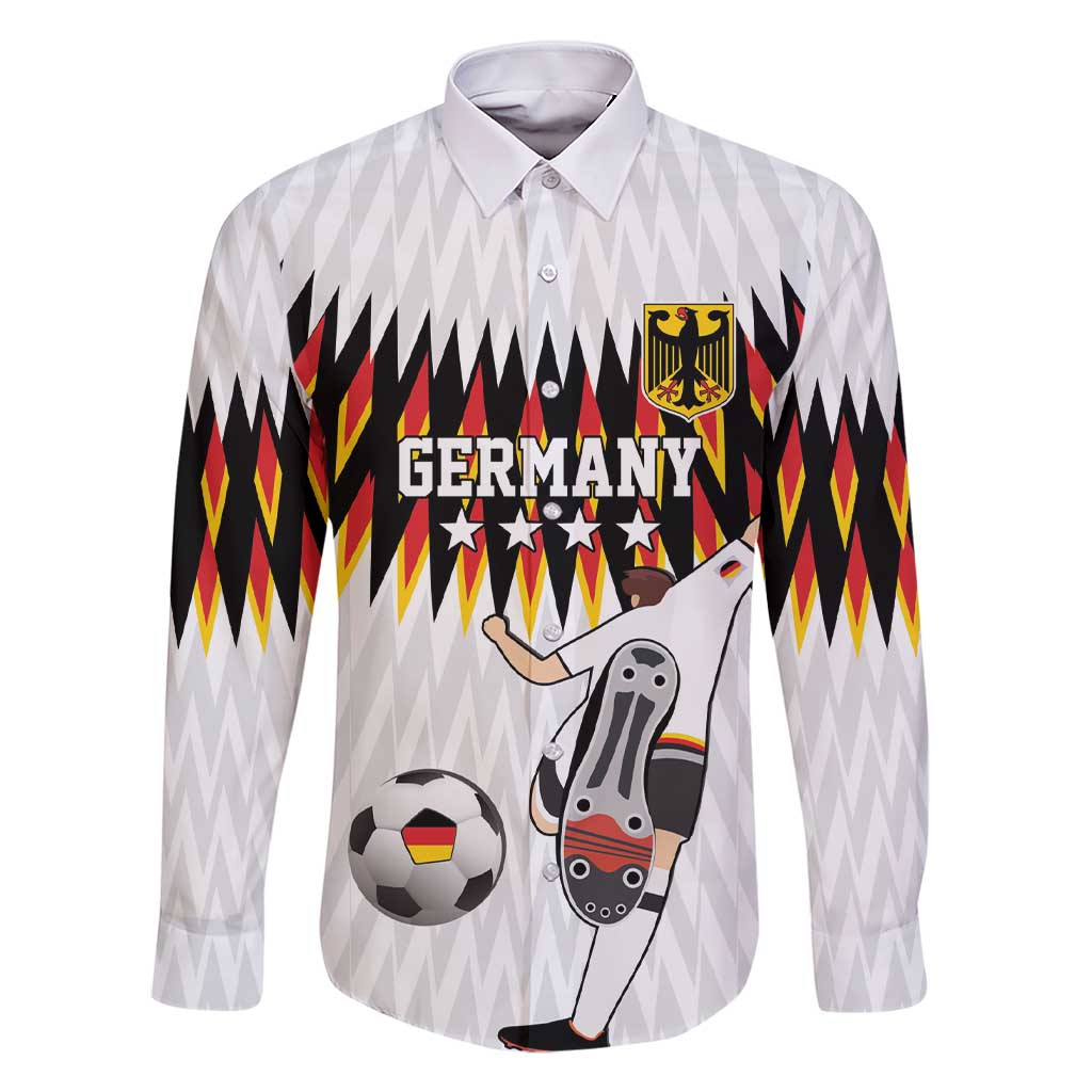 Custom Germany Football Family Matching Short Sleeve Bodycon Dress and Hawaiian Shirt Sporty Style