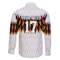 Custom Germany Football Family Matching Short Sleeve Bodycon Dress and Hawaiian Shirt Sporty Style