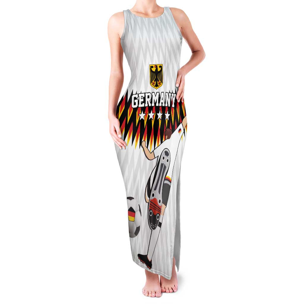 Custom Germany Football Family Matching Tank Maxi Dress and Hawaiian Shirt Sporty Style