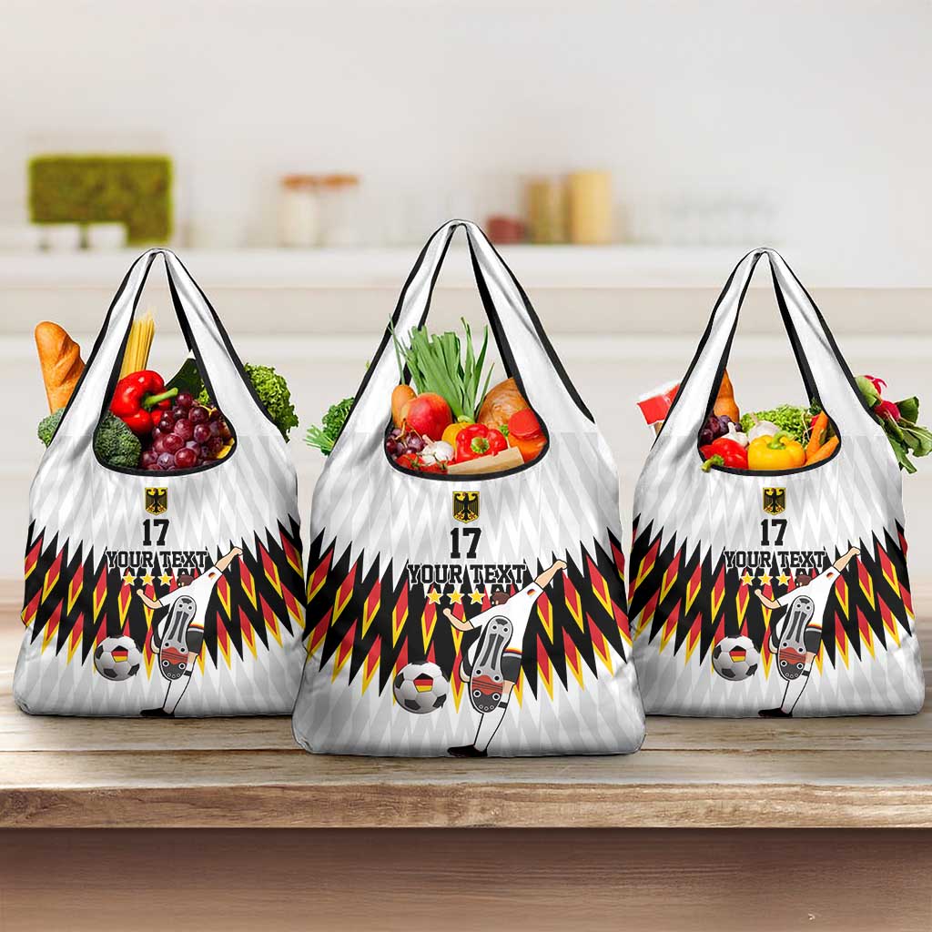 Custom Germany Football Grocery Bag Sporty Style