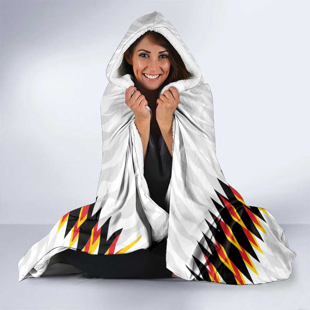 Custom Germany Football Hooded Blanket Sporty Style