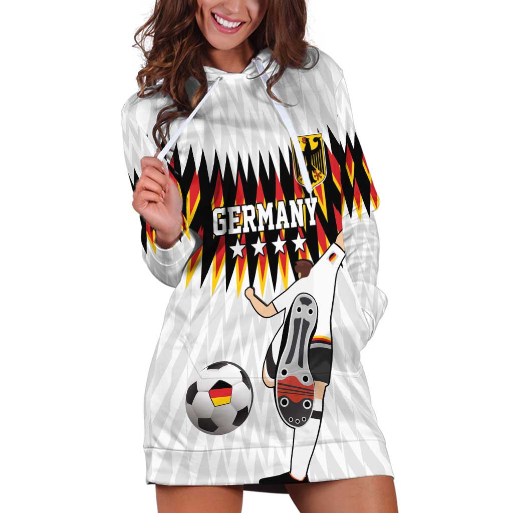 Custom Germany Football Hoodie Dress Sporty Style