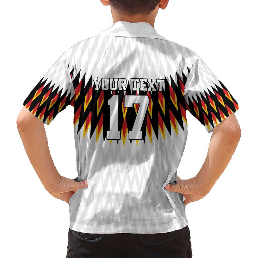 Custom Germany Football Kid Hawaiian Shirt Sporty Style