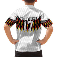 Custom Germany Football Kid Hawaiian Shirt Sporty Style