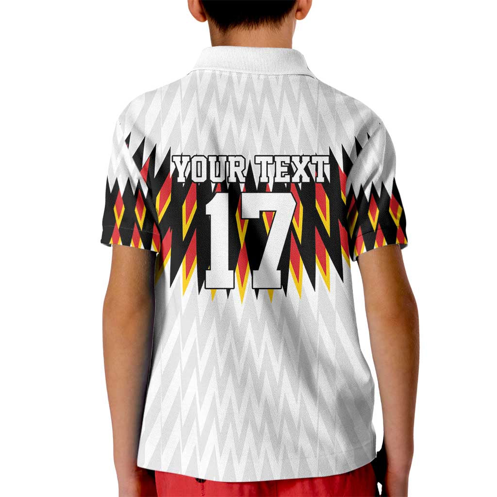 Custom Germany Football Kid Polo Shirt Sporty Style