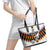 Custom Germany Football Leather Tote Bag Sporty Style