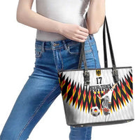 Custom Germany Football Leather Tote Bag Sporty Style