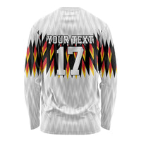 Custom Germany Football Long Sleeve Shirt Sporty Style