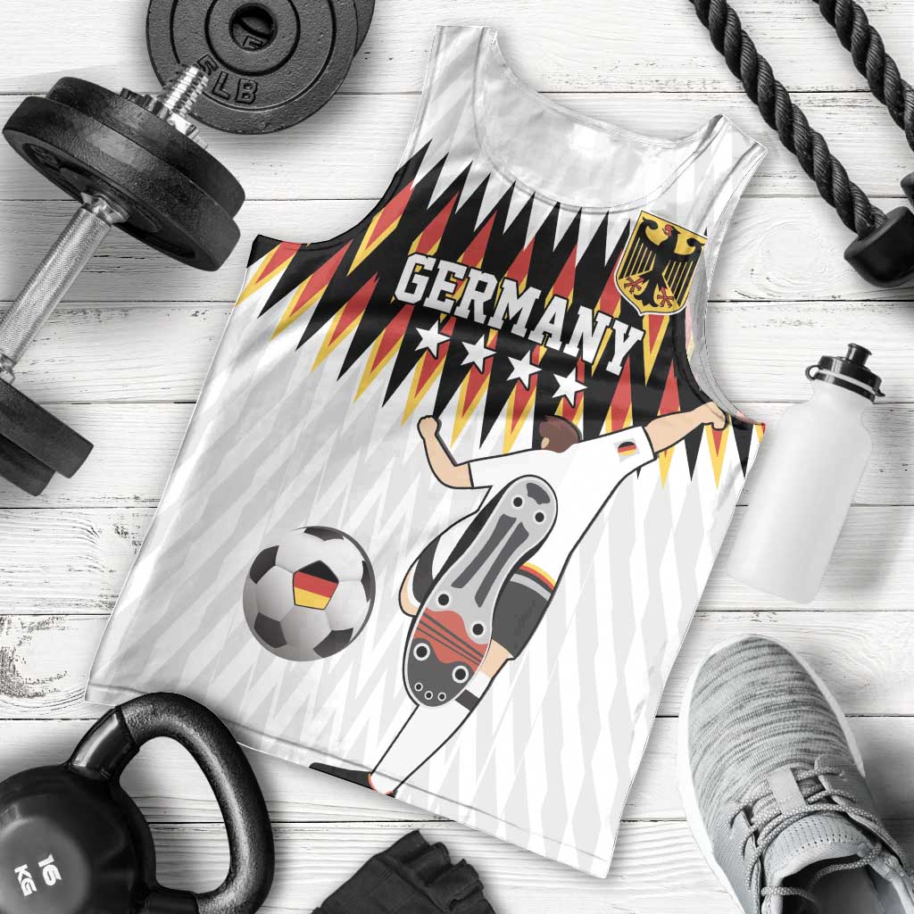 Custom Germany Football Men Tank Top Sporty Style