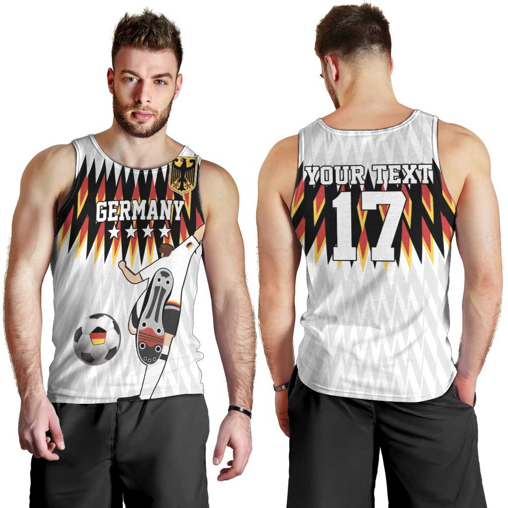 Custom Germany Football Men Tank Top Sporty Style