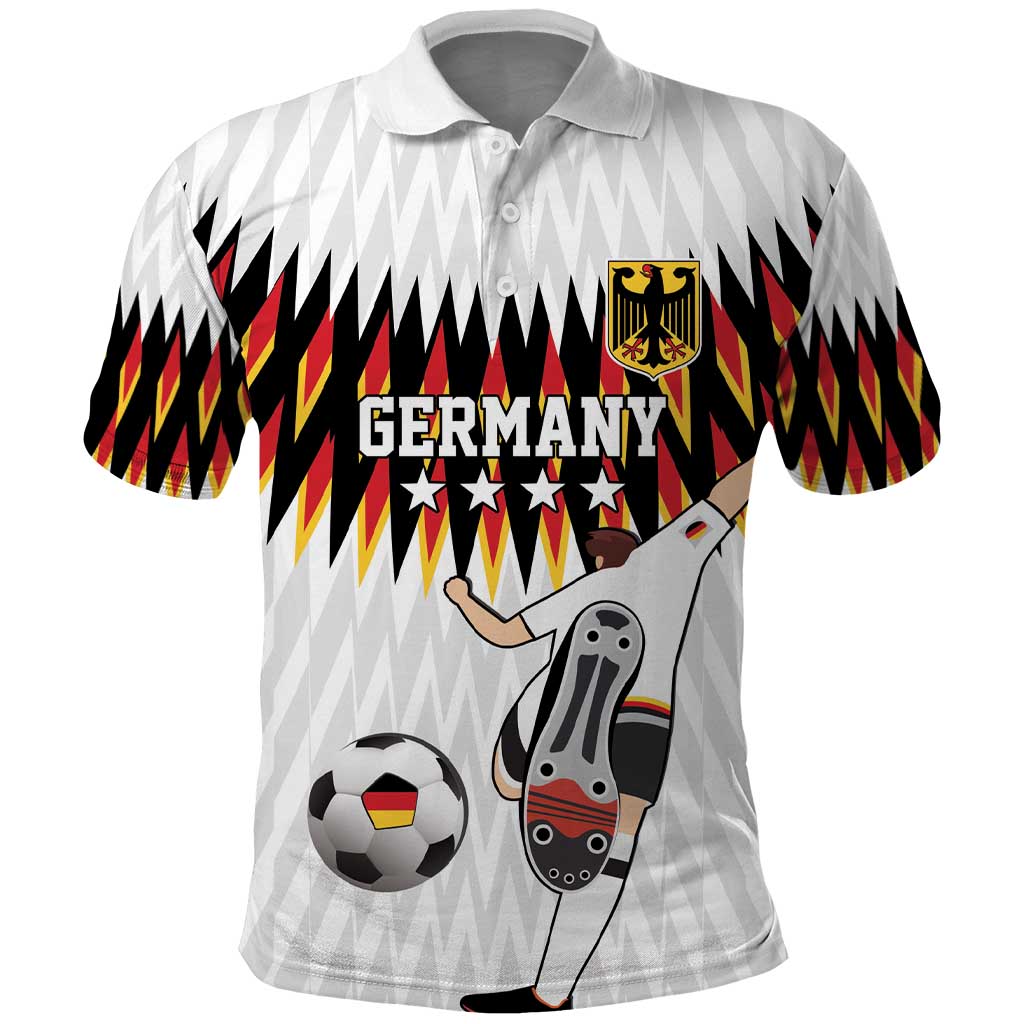 Custom Germany Football Polo Shirt Sporty Style