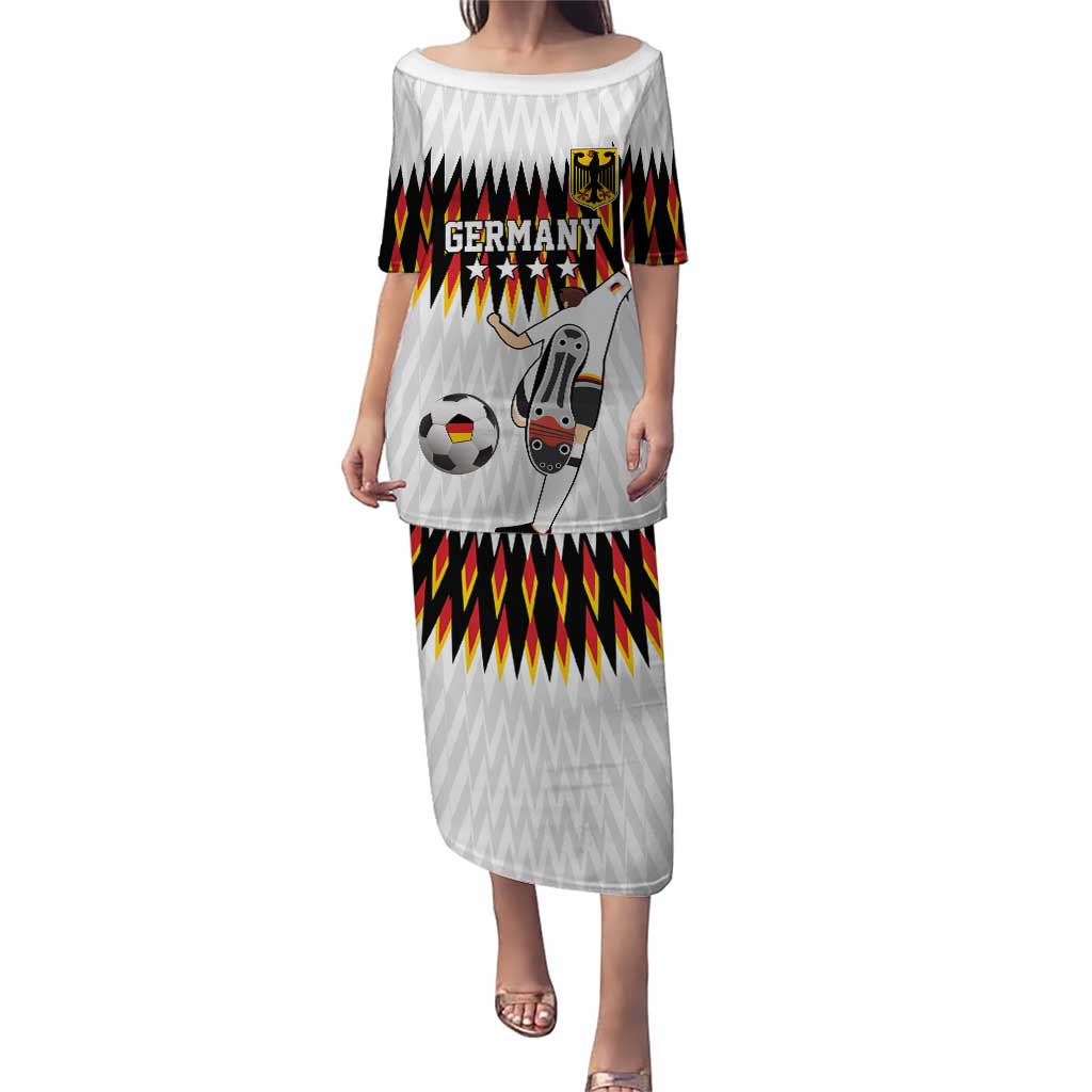 Custom Germany Football Puletasi Sporty Style