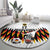 Custom Germany Football Round Carpet Sporty Style