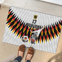 Custom Germany Football Rubber Doormat Sporty Style