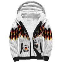 Custom Germany Football Sherpa Hoodie Sporty Style
