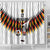 Custom Germany Football Shower Curtain Sporty Style