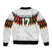 Custom Germany Football Sleeve Zip Bomber Jacket Sporty Style