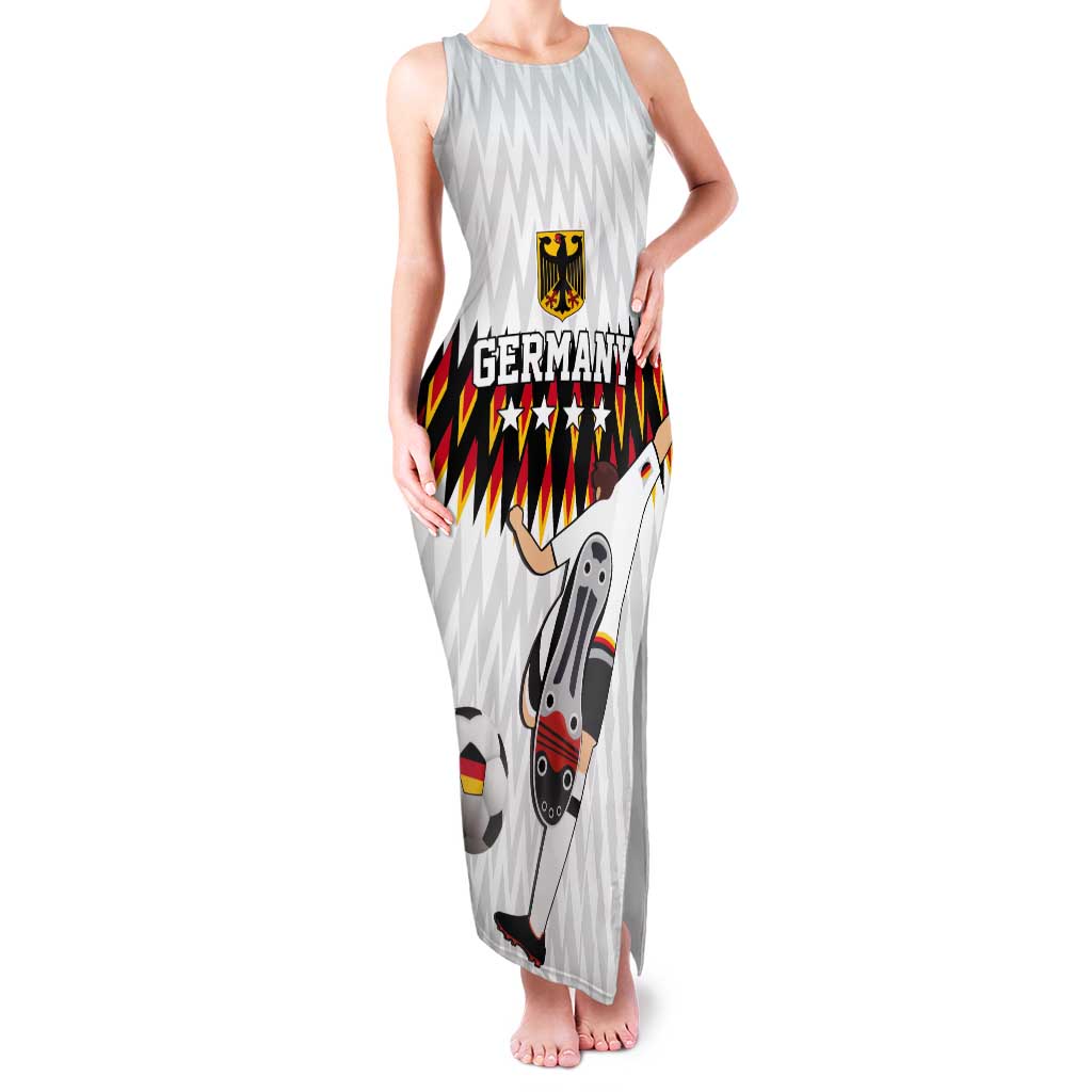 Custom Germany Football Tank Maxi Dress Sporty Style