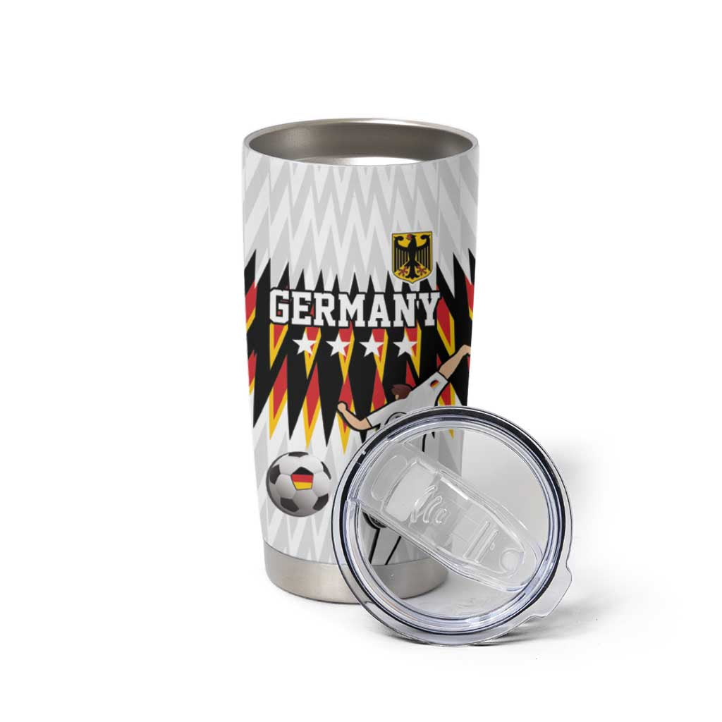 Custom Germany Football Tumbler Cup Sporty Style