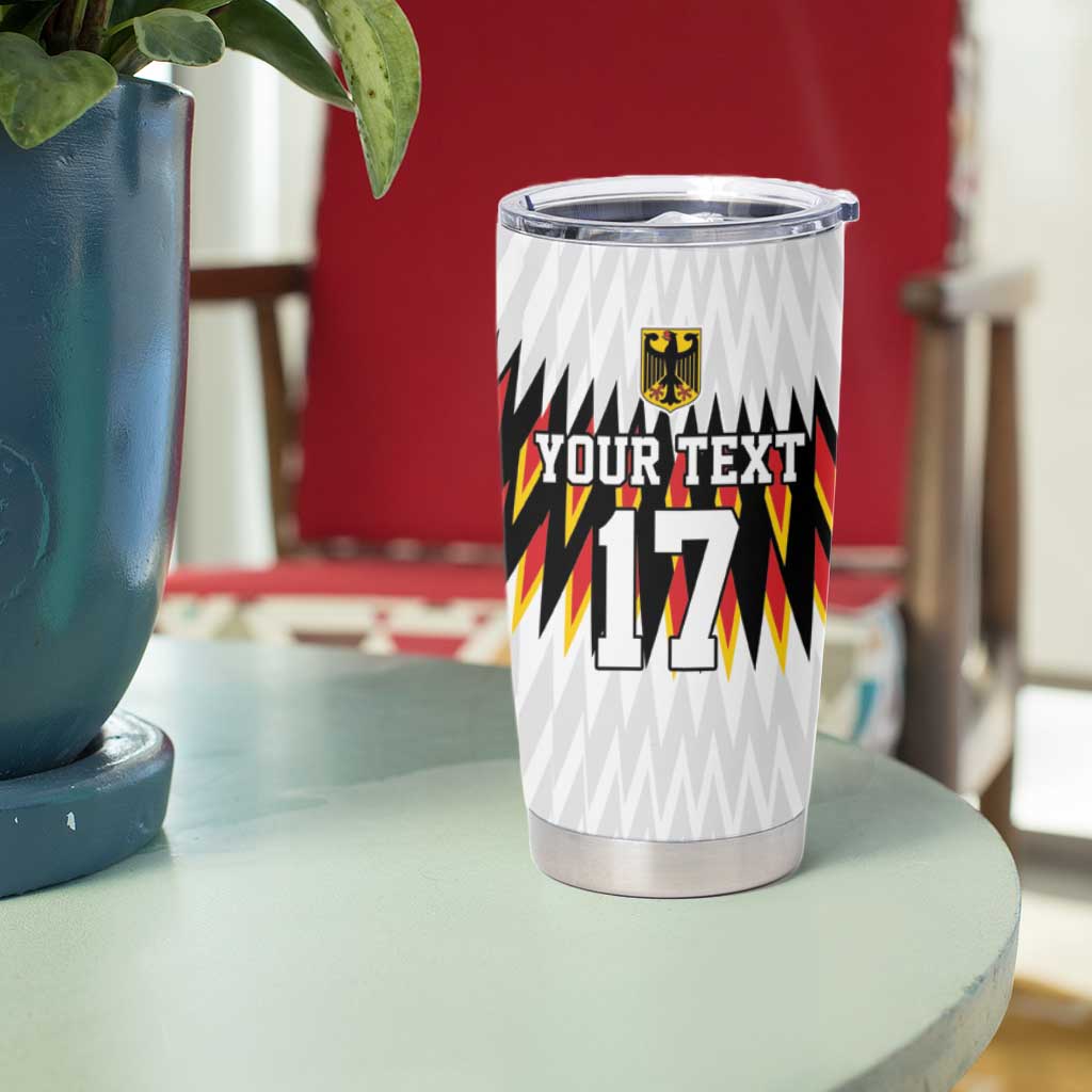 Custom Germany Football Tumbler Cup Sporty Style