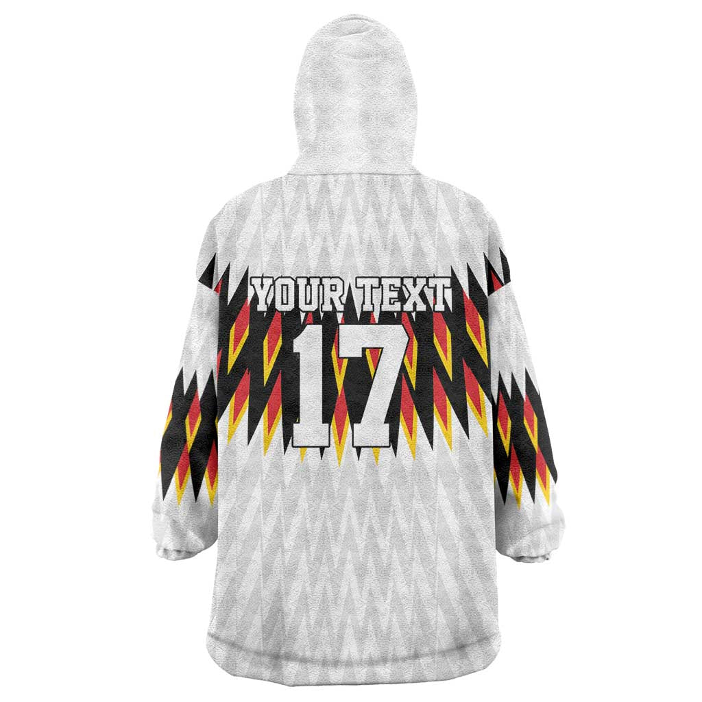 Custom Germany Football Wearable Blanket Hoodie Sporty Style