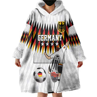 Custom Germany Football Wearable Blanket Hoodie Sporty Style