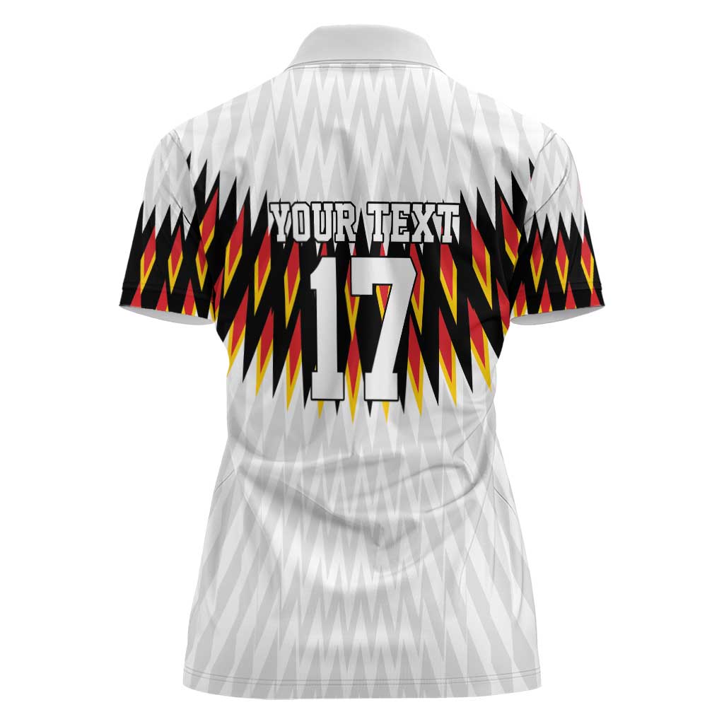 Custom Germany Football Women Polo Shirt Sporty Style