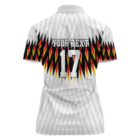 Custom Germany Football Women Polo Shirt Sporty Style
