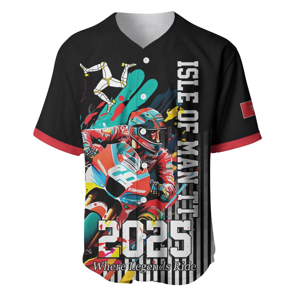 Personalized Isle of Man TT Baseball Jersey Motorcycle Racing