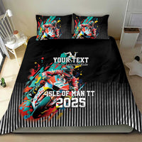 Personalized Isle of Man TT Bedding Set Motorcycle Racing