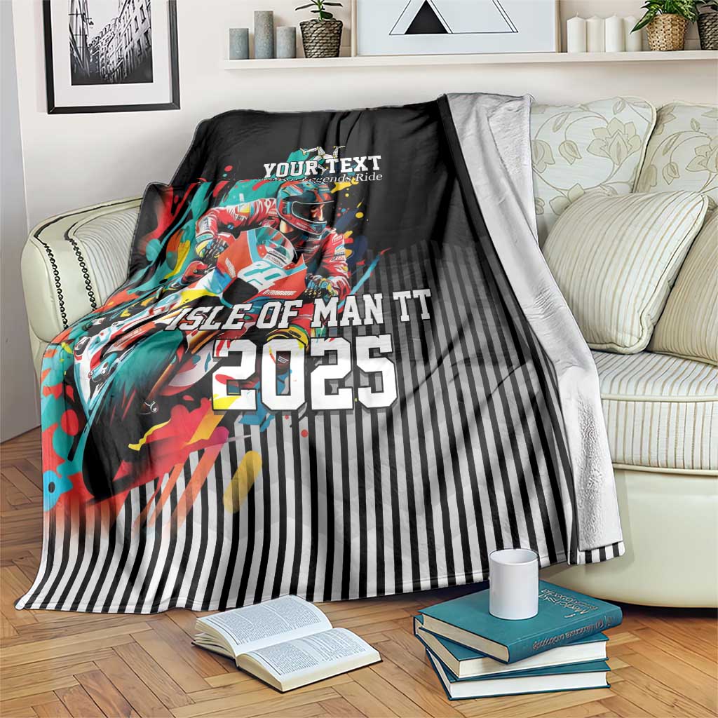 Personalized Isle of Man TT Blanket Motorcycle Racing