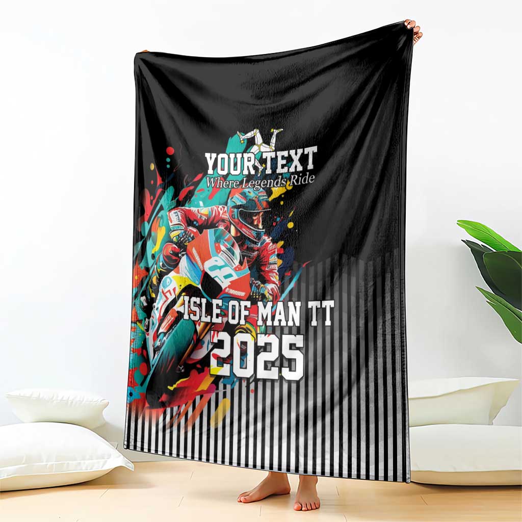 Personalized Isle of Man TT Blanket Motorcycle Racing