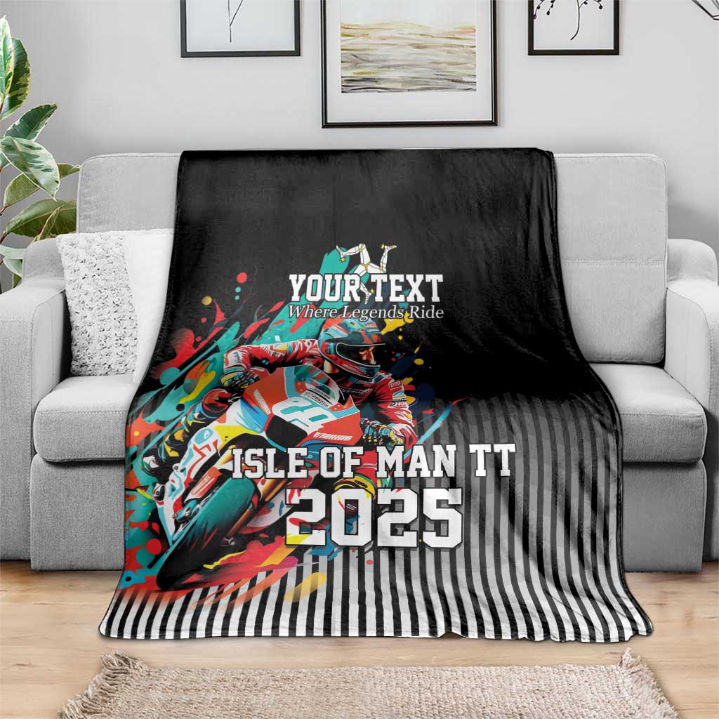 Personalized Isle of Man TT Blanket Motorcycle Racing