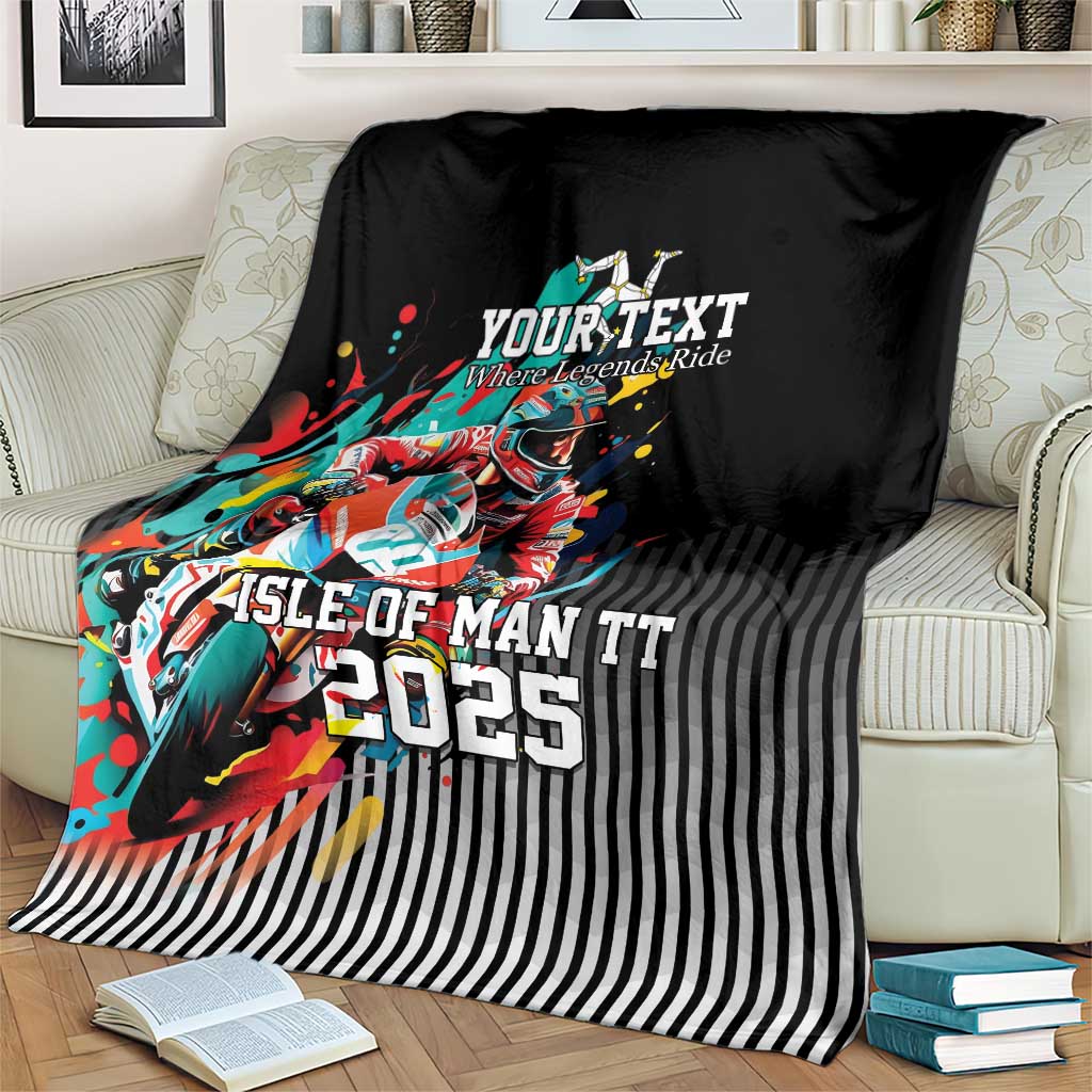 Personalized Isle of Man TT Blanket Motorcycle Racing