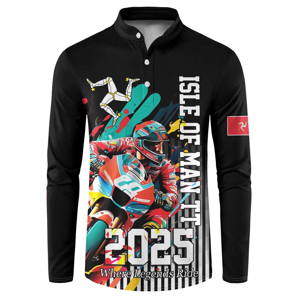 Personalized Isle of Man TT Button Sweatshirt Motorcycle Racing