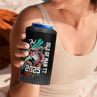 Personalized Isle of Man TT 4 in 1 Can Cooler Tumbler Motorcycle Racing