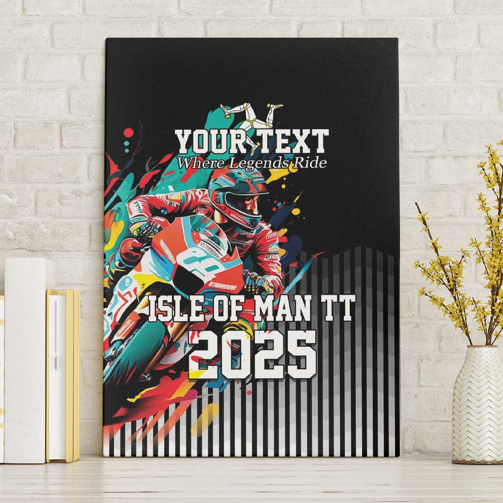 Personalized Isle of Man TT Canvas Wall Art Motorcycle Racing