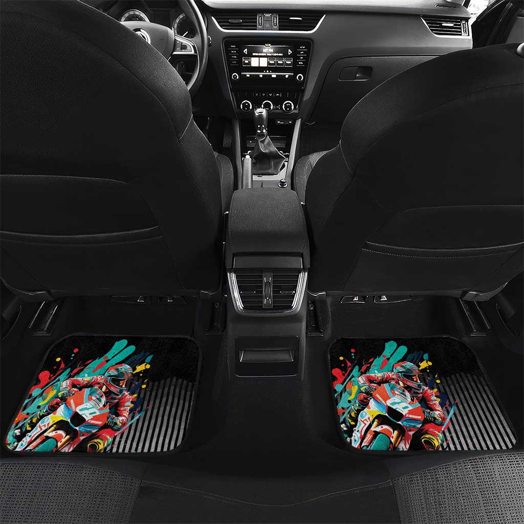 Personalized Isle of Man TT Car Mats Motorcycle Racing