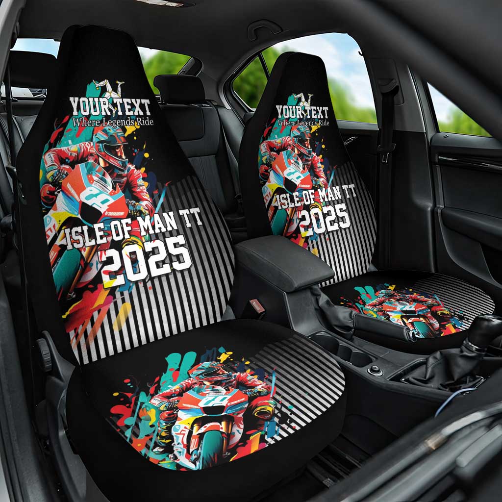 Personalized Isle of Man TT Car Seat Cover Motorcycle Racing