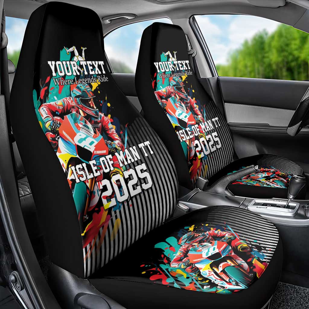 Personalized Isle of Man TT Car Seat Cover Motorcycle Racing