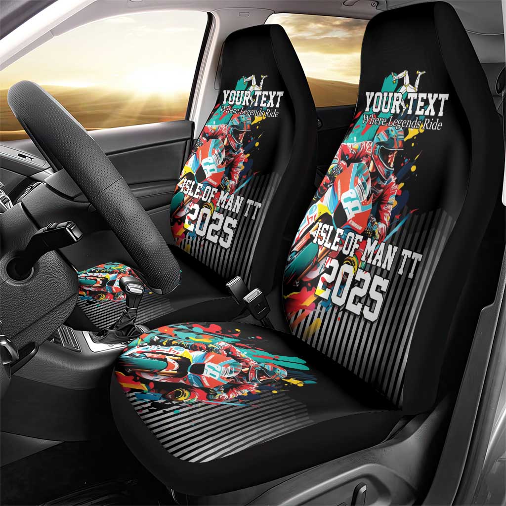 Personalized Isle of Man TT Car Seat Cover Motorcycle Racing