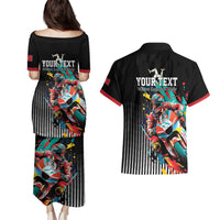 Personalized Isle of Man TT Couples Matching Puletasi and Hawaiian Shirt Motorcycle Racing