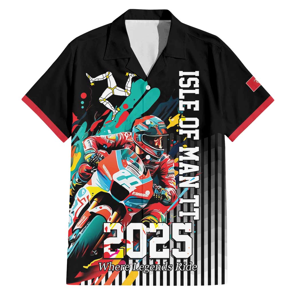 Personalized Isle of Man TT Family Matching Mermaid Dress and Hawaiian Shirt Motorcycle Racing