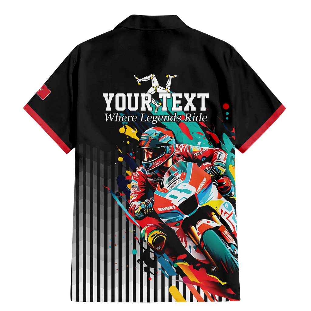 Personalized Isle of Man TT Family Matching Mermaid Dress and Hawaiian Shirt Motorcycle Racing