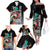 Personalized Isle of Man TT Family Matching Off The Shoulder Long Sleeve Dress and Hawaiian Shirt Motorcycle Racing