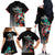 Personalized Isle of Man TT Family Matching Off The Shoulder Long Sleeve Dress and Hawaiian Shirt Motorcycle Racing